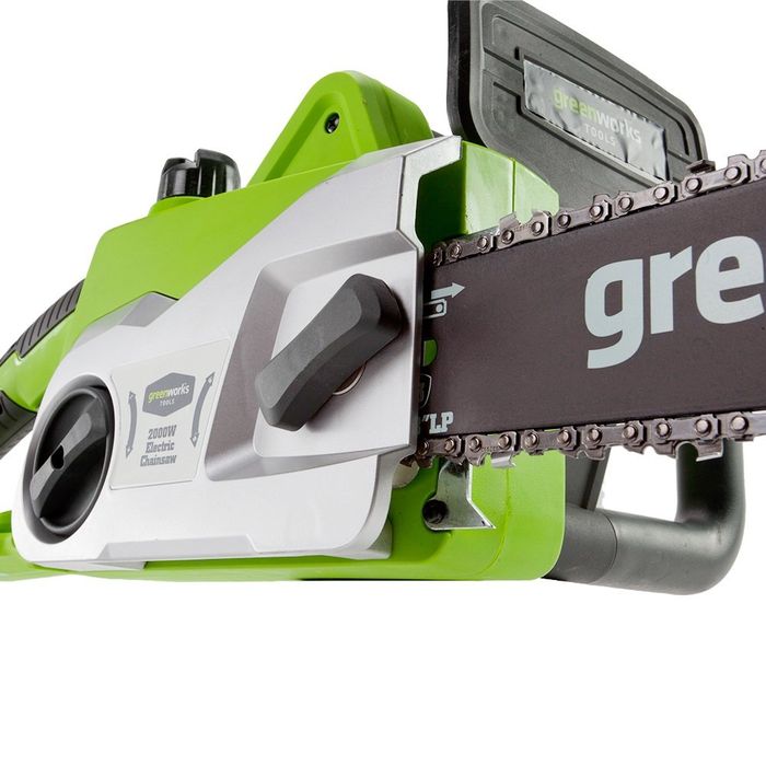 GreenWorks Elektryczna Pilarka łańcuchowa 46 cm o mocy 2000 W (20037)