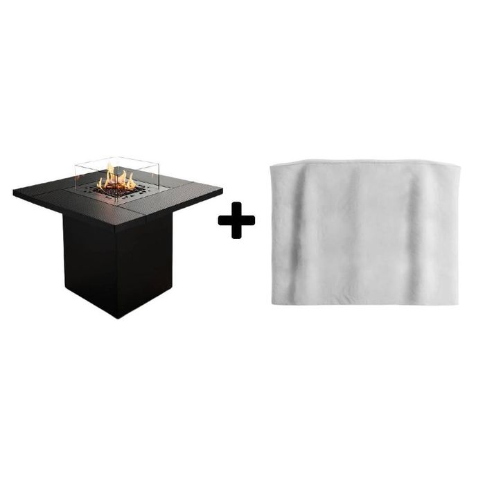 Kominek przenośny Square Table na gaz LPG Planika + pokrowiec