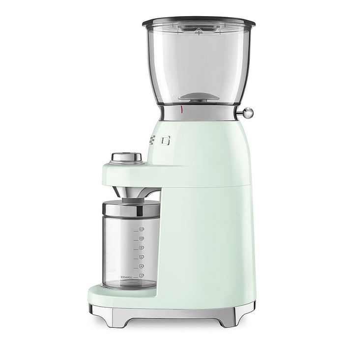 Elektryczny młynek do kawy 50's style Pastelowa zieleń Smeg (CGF11PGEU)