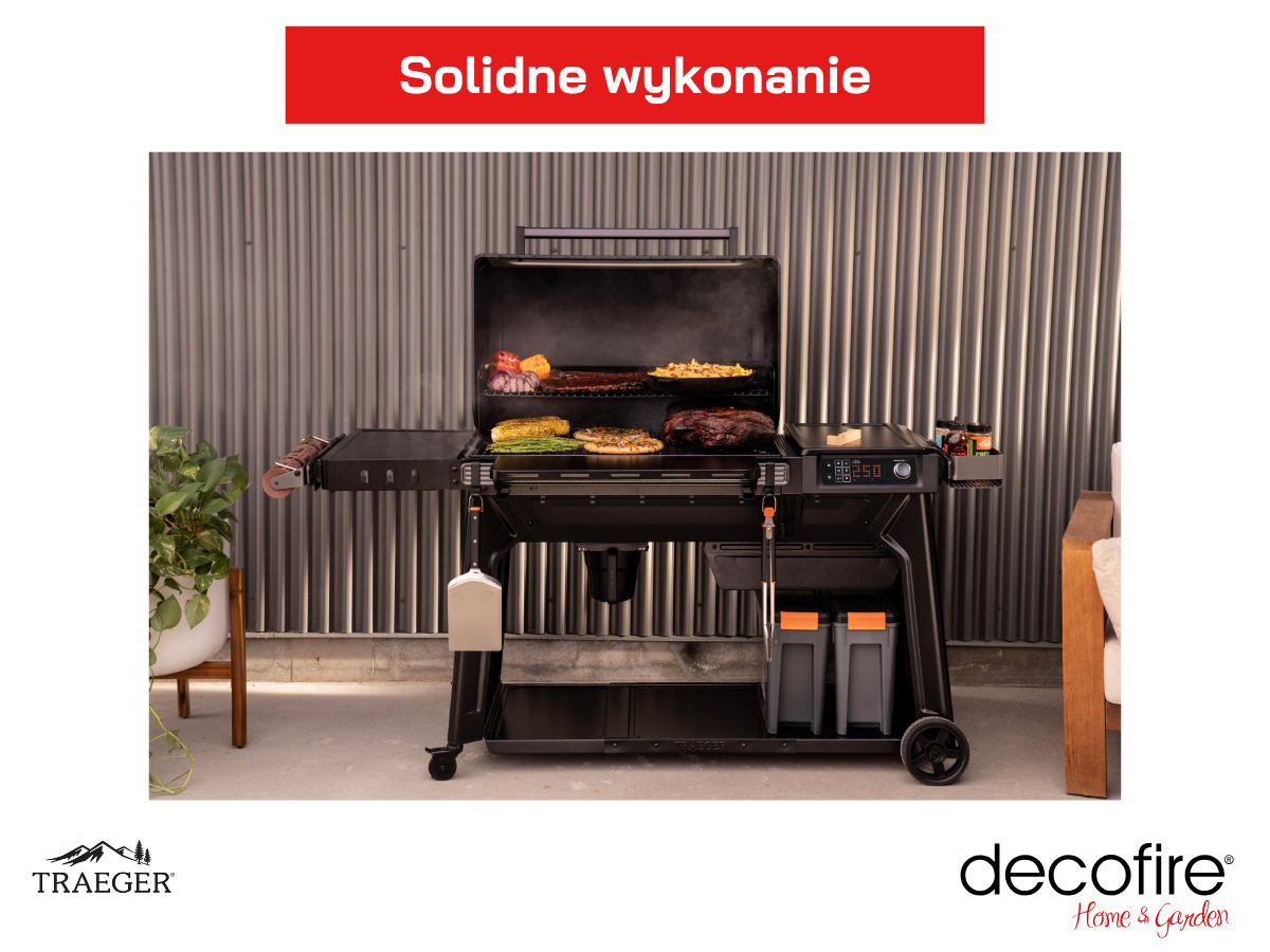 Solidne wykonanie grilla