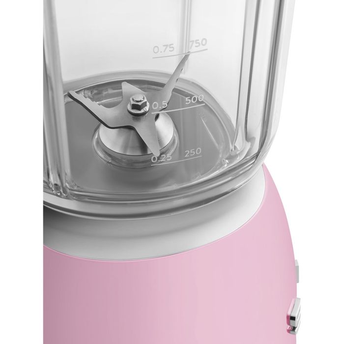 Blender kielichowy Smeg Pastelowy róż (BLF03PKEU)