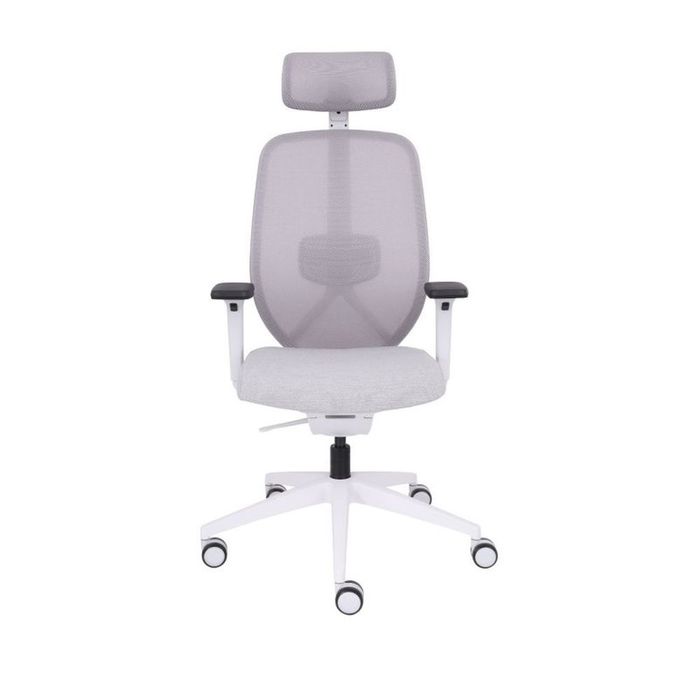 Grospol Ergonomiczny fotel biurowy 4U GS HD grey tkanina Hygge - 8 kolorów