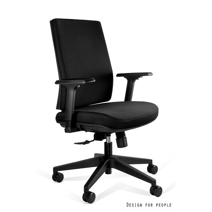 UNIQUE Fotel biurowy SHELL czarny (KB02-1M)