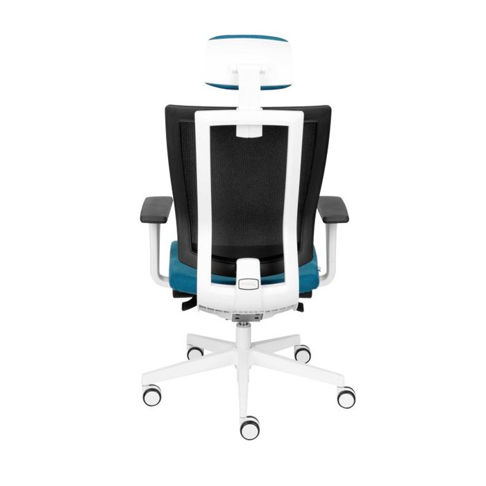 Grospol Fotel biurowy MaxPro WS HD white tkanina Fame - 6 kolorów