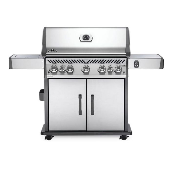 Grill gazowy Napoleon Rogue SE 625 z palnikiem bocznym na podczerwień, Stainless Steel - Ekspozycja !