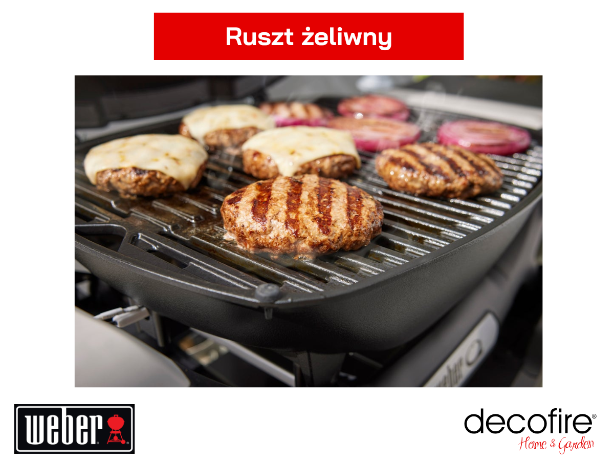 Ruszt żeliwny pokryty emalią porcelanową