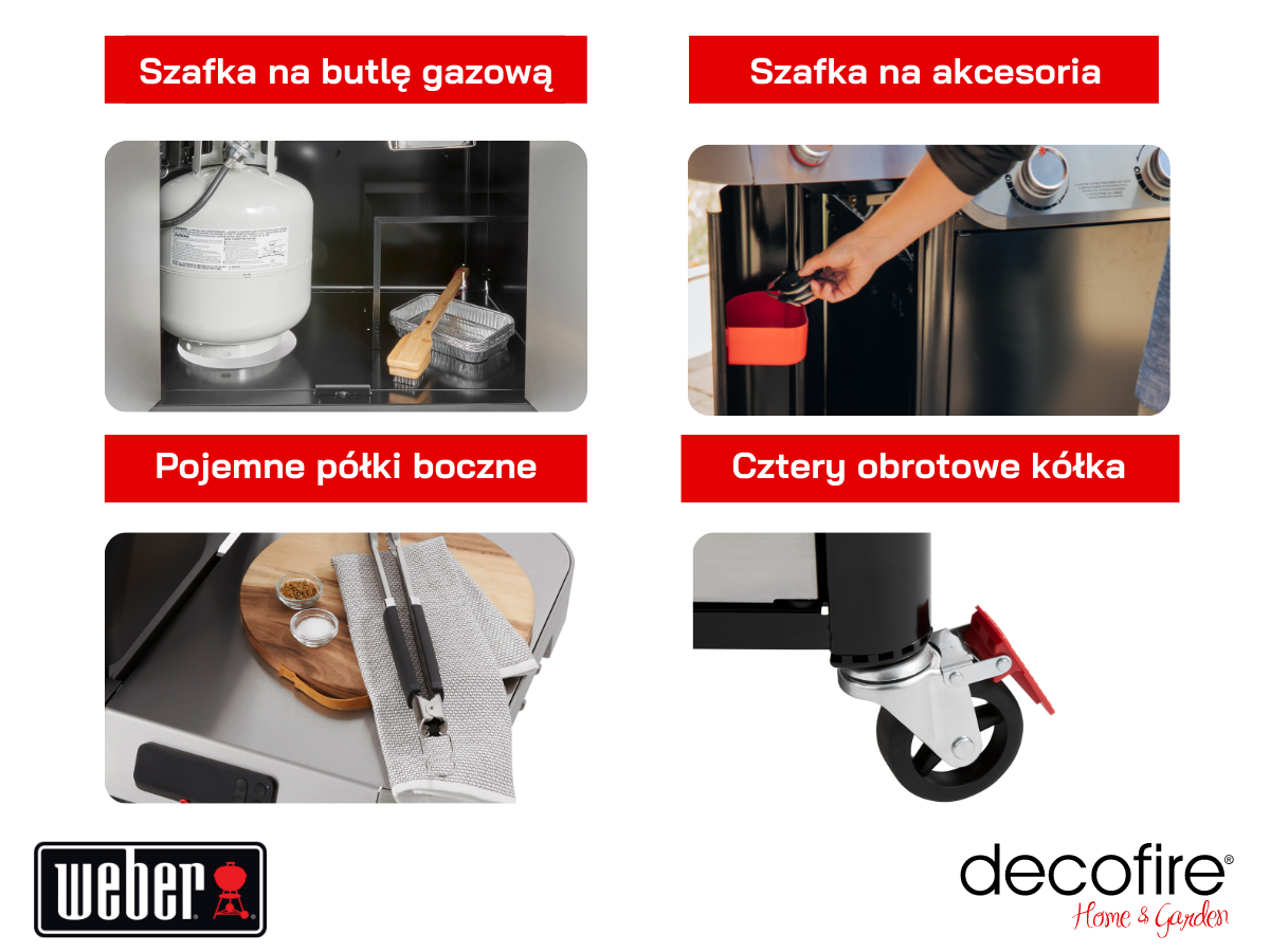 Grll gazowy Weber Genesis SX-435 dodatkowe cechy