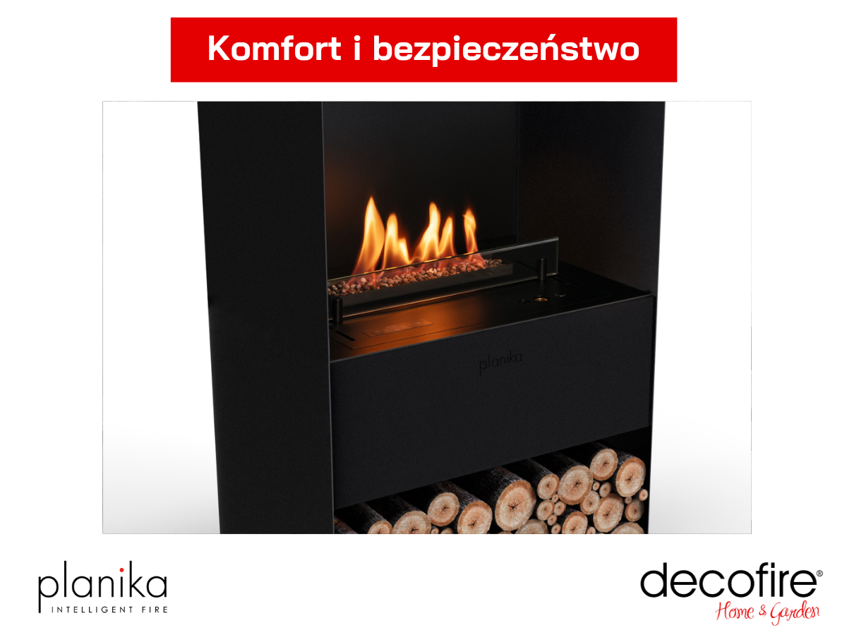 Biokominek Senso Stove Planika - komfort i bezpieczeństwo