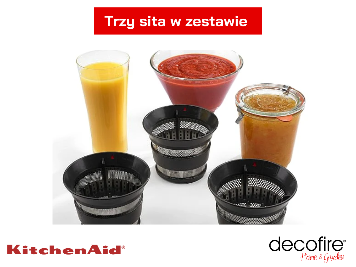 Trzy sita w zestawie
