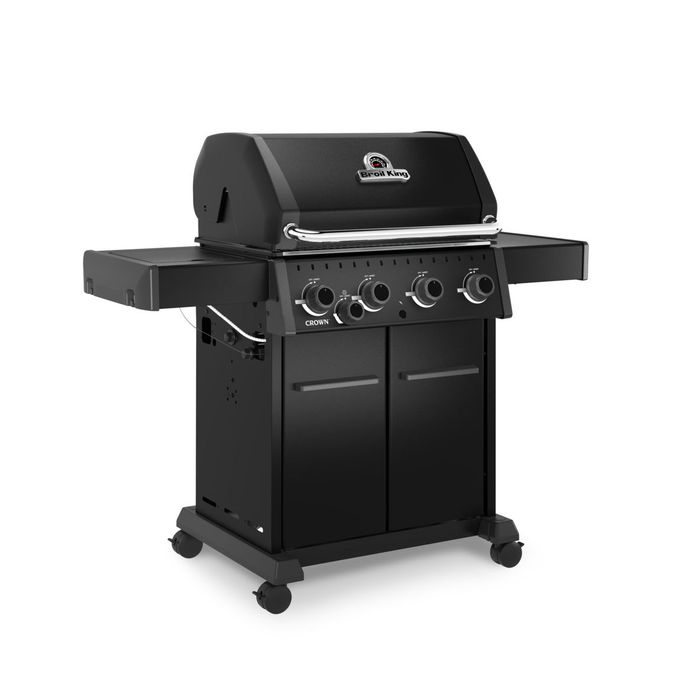 Grill gazowy Crown 440 Shadow Broil King od boku