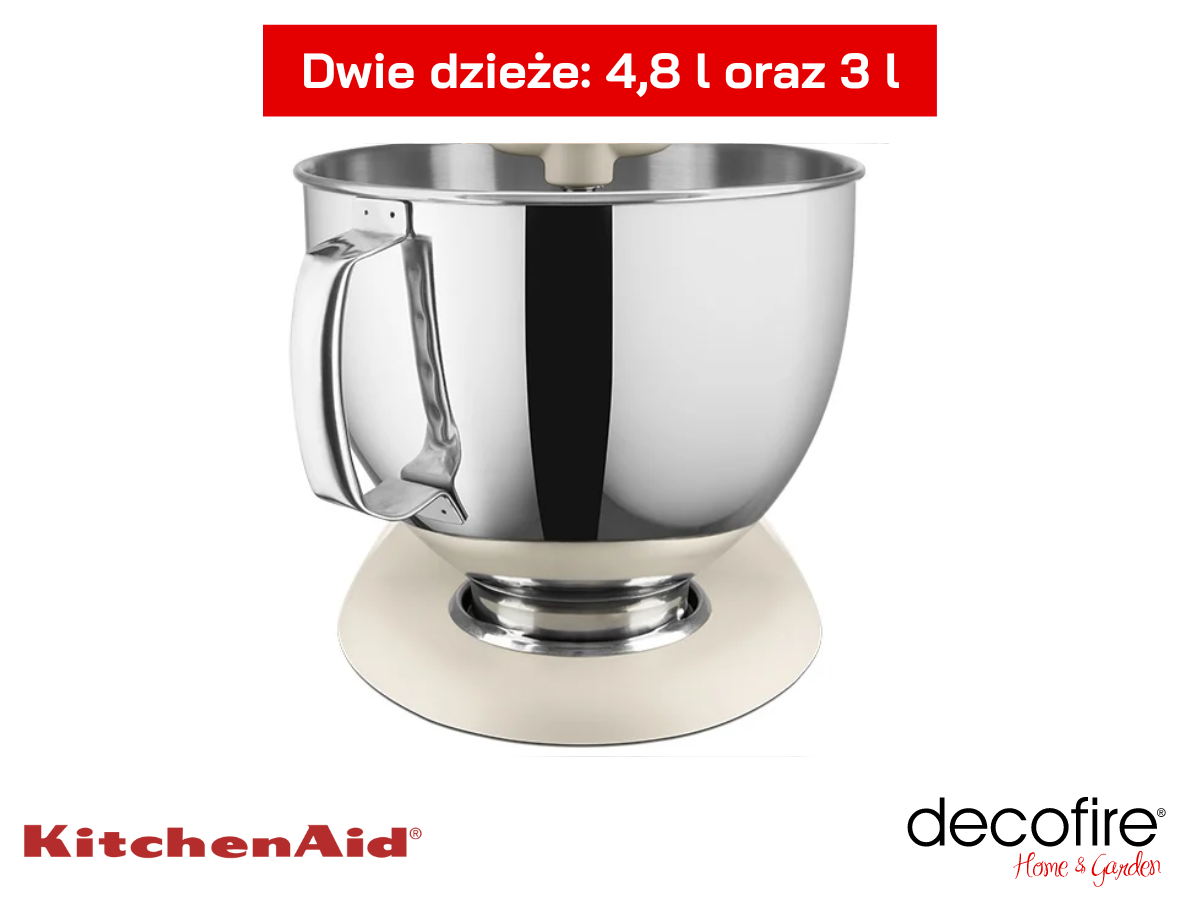 Dwie dzieże 4,8 l i 3 l w zestawie z miskerem Artisan 5 Fresh Linen