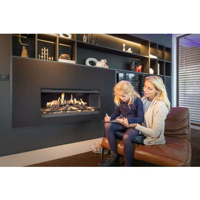 Kalfire kominek elektryczny do zabudowy E-ONE 100F Dual HD