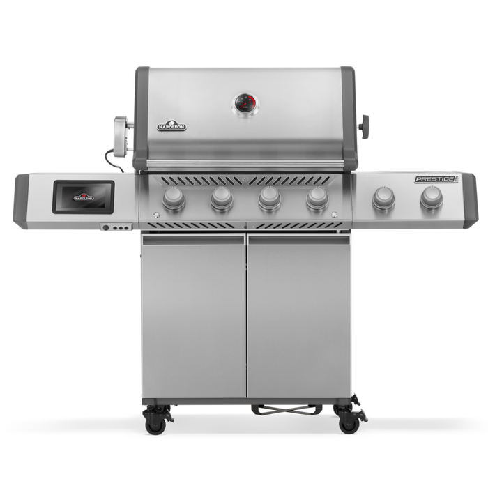 Grill gazowy Napoleon Prestige PRO 500 z palnikiem rożna i palnikiem bocznym Sizzle Zone (PRO500VXRSIBPSS-PL)