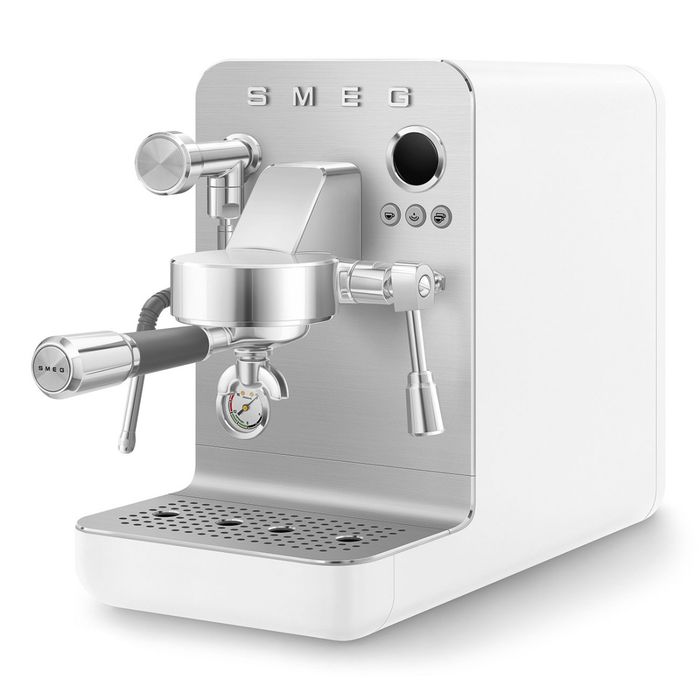 Kolbowy ekspres do kawy Minipro Biały Smeg (EMC02WHMEU)