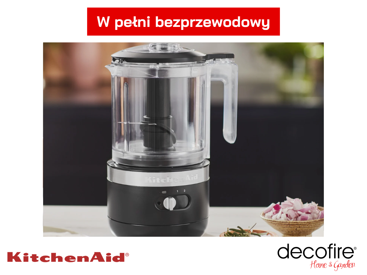 W pełni bezprzewodowy malakser 1,1 l Matte Black KitchenAid