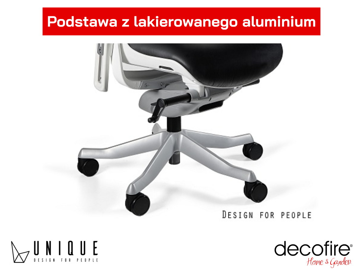 Wytrzymała podstawa z lakierowanego aluminium