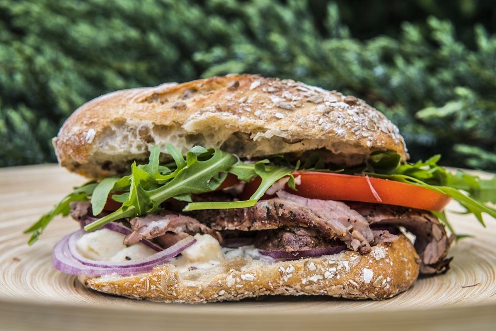 Grillowana polędwica z ciabattą