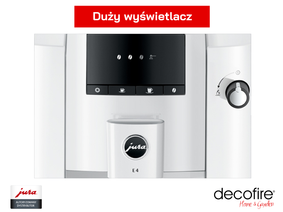Ekspres do kawy Jura E4 z dużym wyświetlaczem