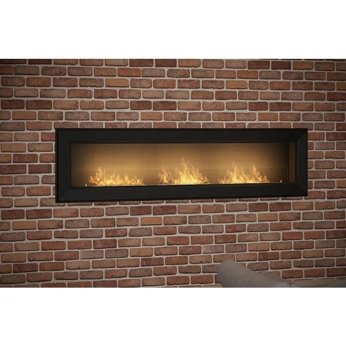Biokominek wiszący Simple Fire FRAME 1800 czarny mat