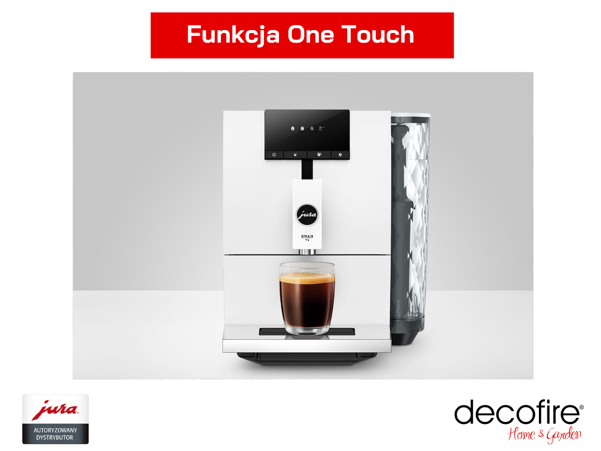 Funckja One Touch ekspres Jura ENA 4 Full Nordic White (EB)