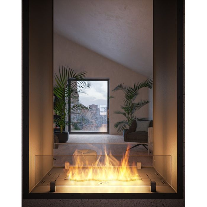 Biokominek do zabudowy Infire 2Side 1000 Slim Vert Slim Line