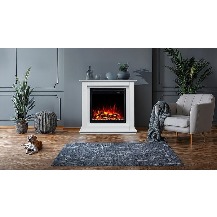 Aflamo kominek elektryczny Sund White