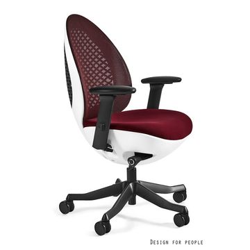 UNIQUE fotel biurowy OVO biały różne kolory (W-667W)