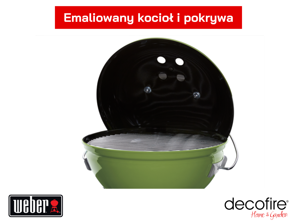 Emaliowany kocioł i pokrywa