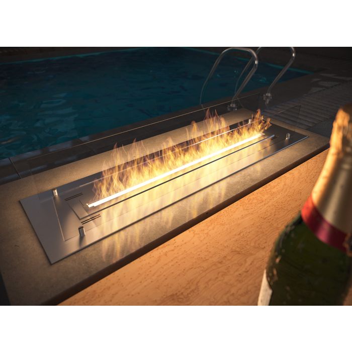 Biokominek do zabudowy Infire INSERT 1200 INOX
