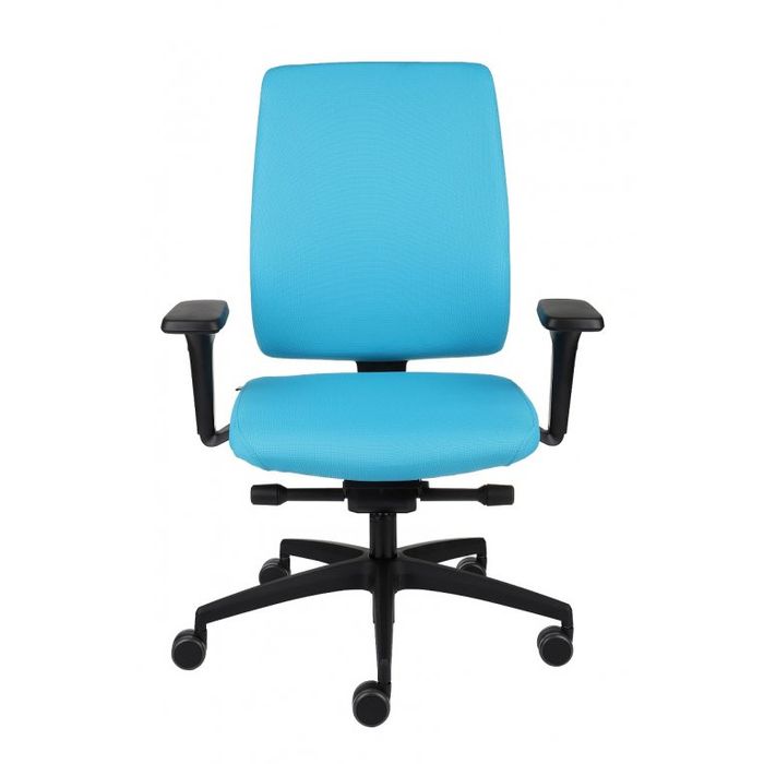 Fotel biurowy Grospol Valio BT black chrome tkanina Hygge - 8 kolorów
