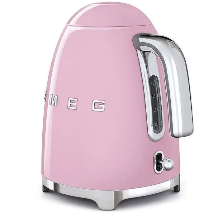 OUTLET - Czajnik 1,7L  50's style Pastelowy róż Smeg (KLF03PKEU)