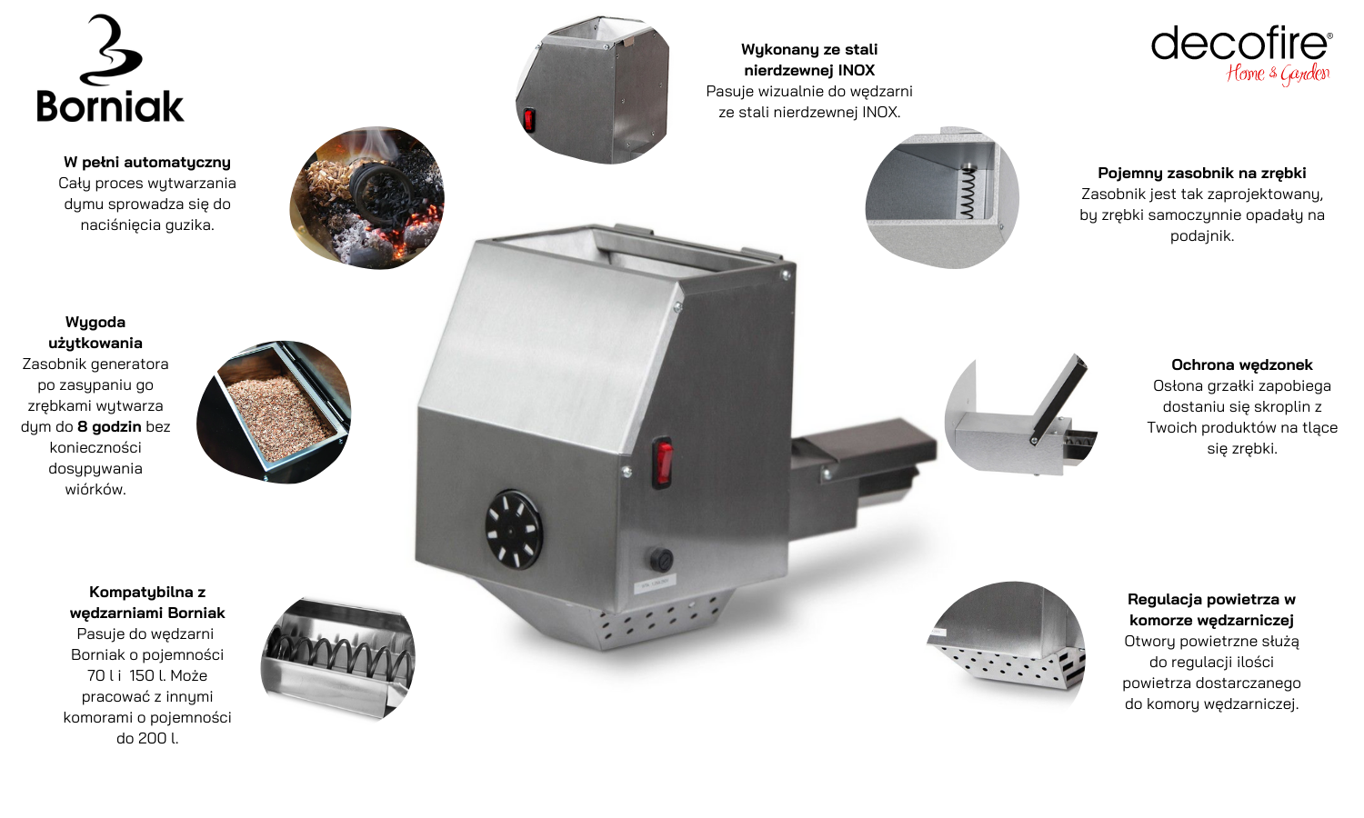 Generator dymu Borniak GDS-01 INOX