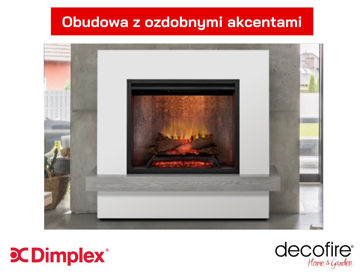 Kominek elektryczny Dimplex Sherwood z ozdobną obudową
