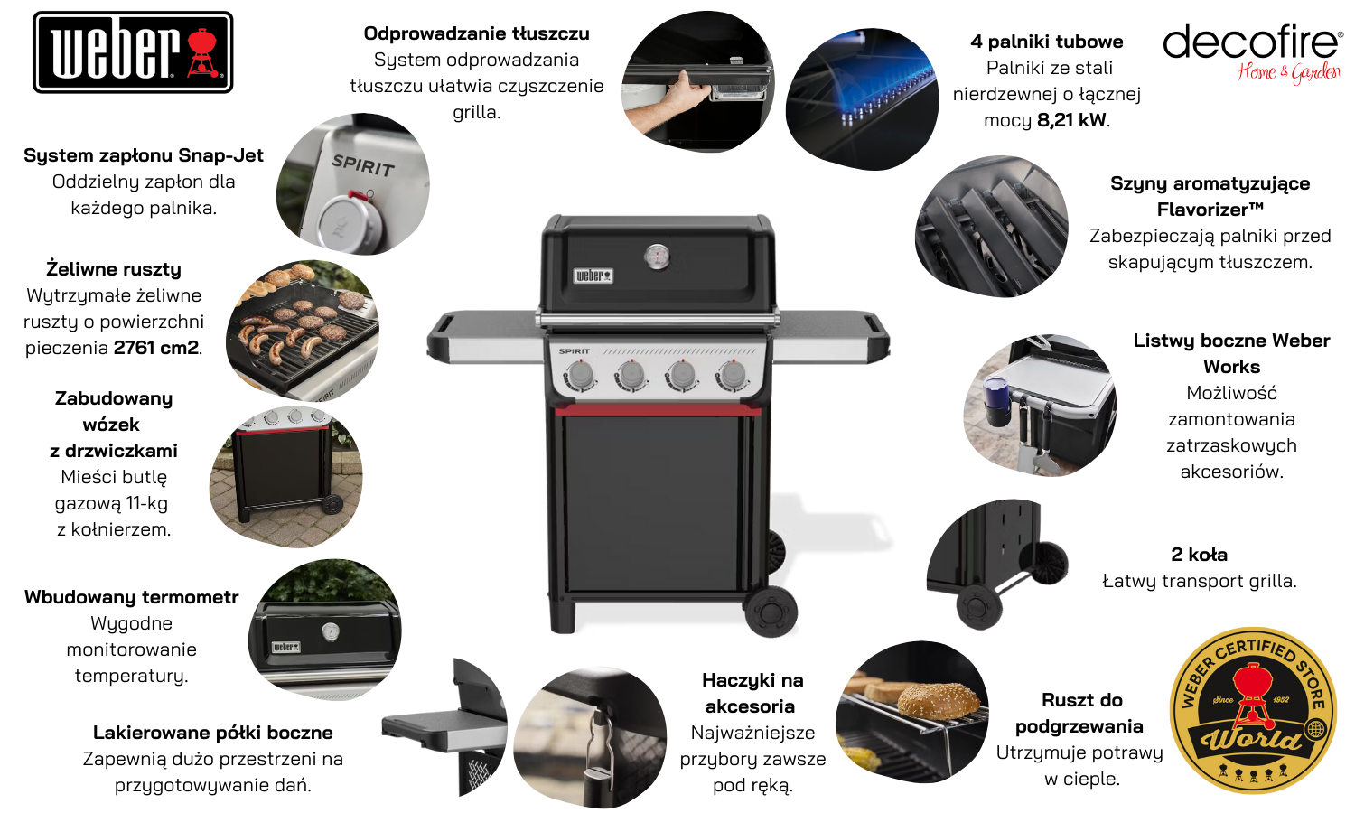 Grill gazowy Weber Spirit E-410