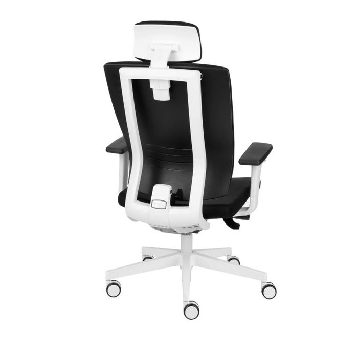 Grospol Fotel biurowy MaxPro WT HD white tkanina Fame - 6 kolorów