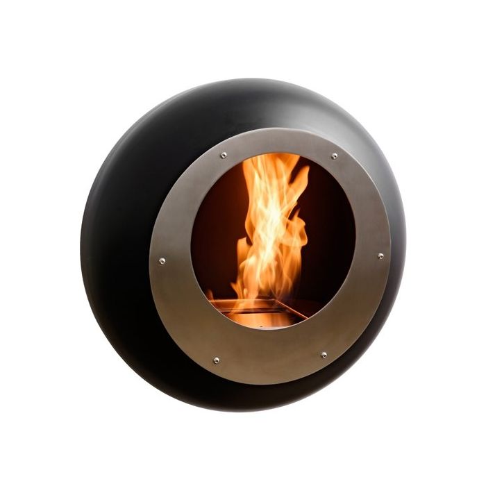 Biokominek Cocoon Vellum Black