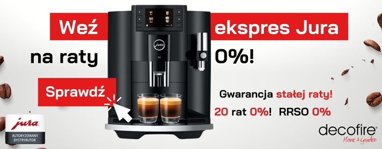 Ekspres do kawy Jura E8 Dark Inox (EC) raty 0%