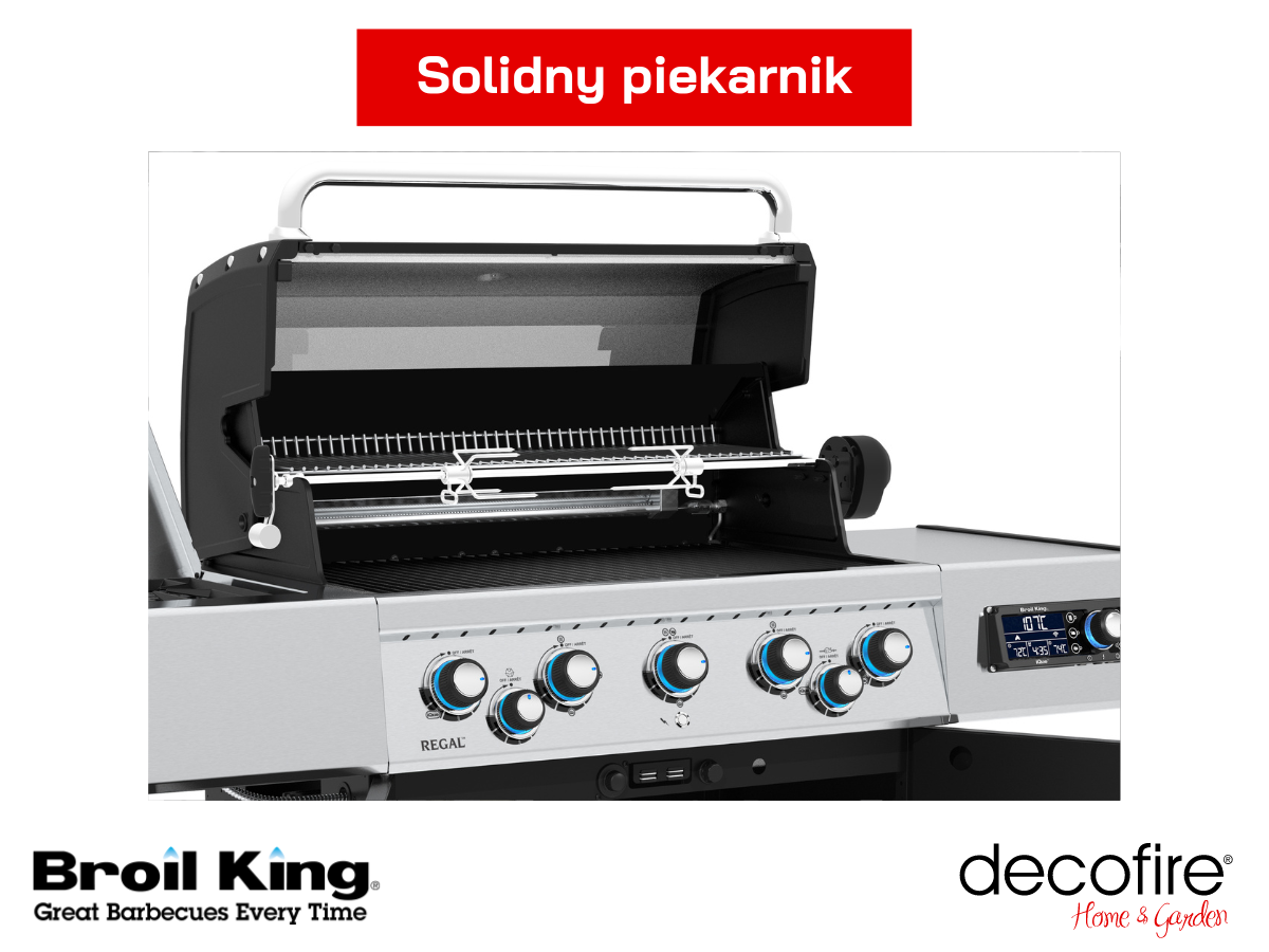 Solidny piekarnik w girllu gazowym Broil King Regal Q 590 