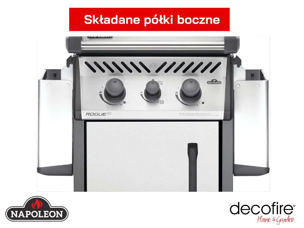 Grill gazowy Napoleon Rogue XT 265 SIBPSS składane półki