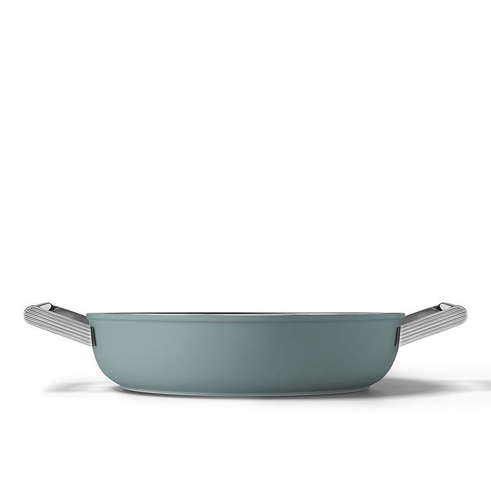Głęboka patelnia 28 cm Szmaragdowy Smeg (DPF2812EGM)