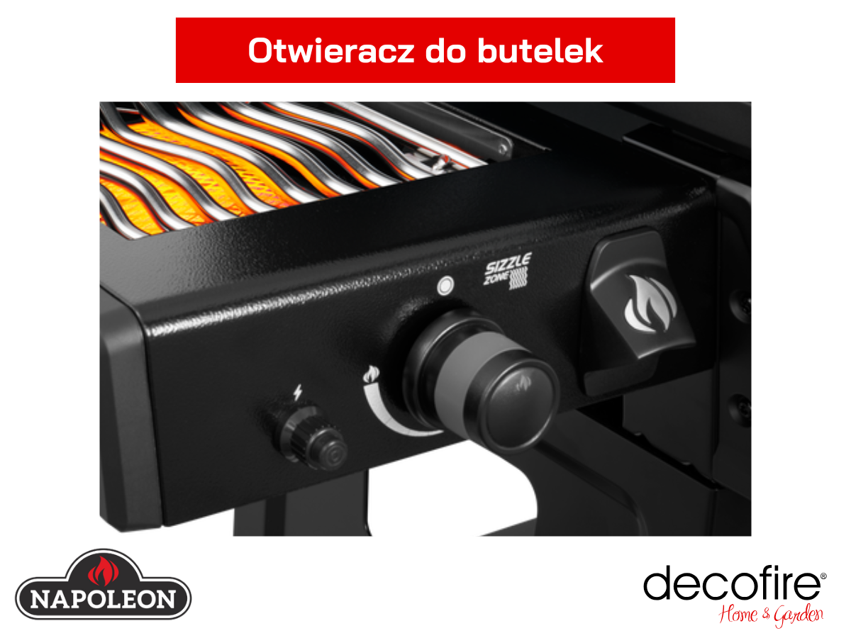 Otwieracz do butelek wbudowany w półkę boczną