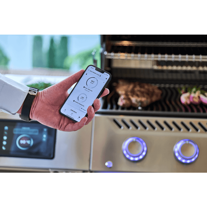 Grill gazowy Napoleon Prestige PRO 665 z palnikiem rożna i palnikiem bocznym Sizzle Zone (PRO665VXRSIBPSS-PL)