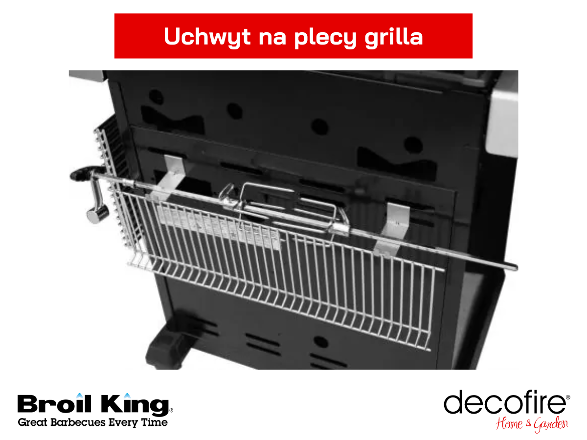 3-częściowy zestaw: Uchwyt na plecy grilla