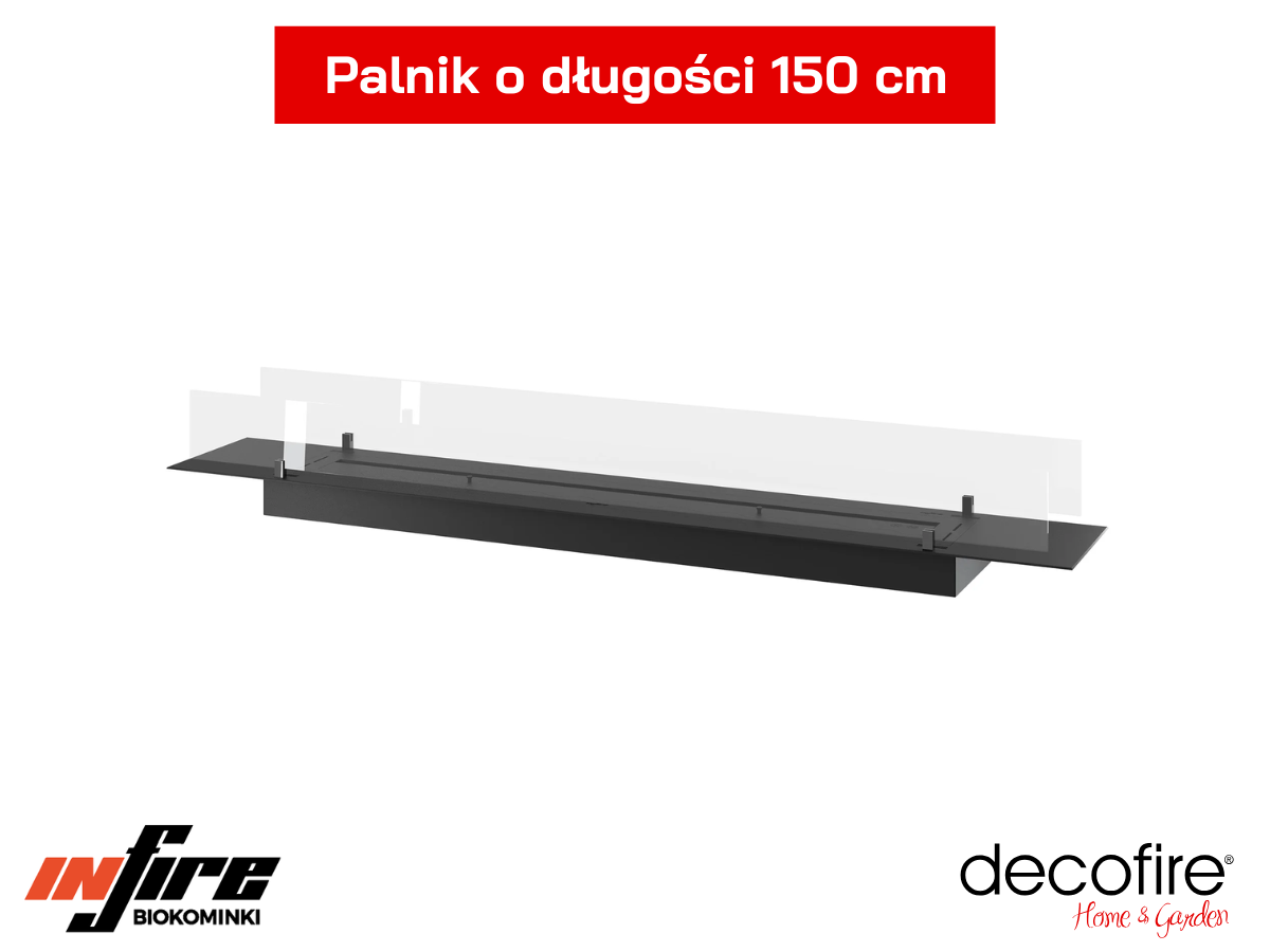 Palnik 150 cm w kształcie fali