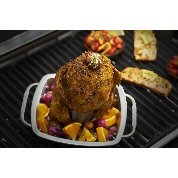 Premium Broil King: Stojak do kurczaka z brytfanną (69133)
