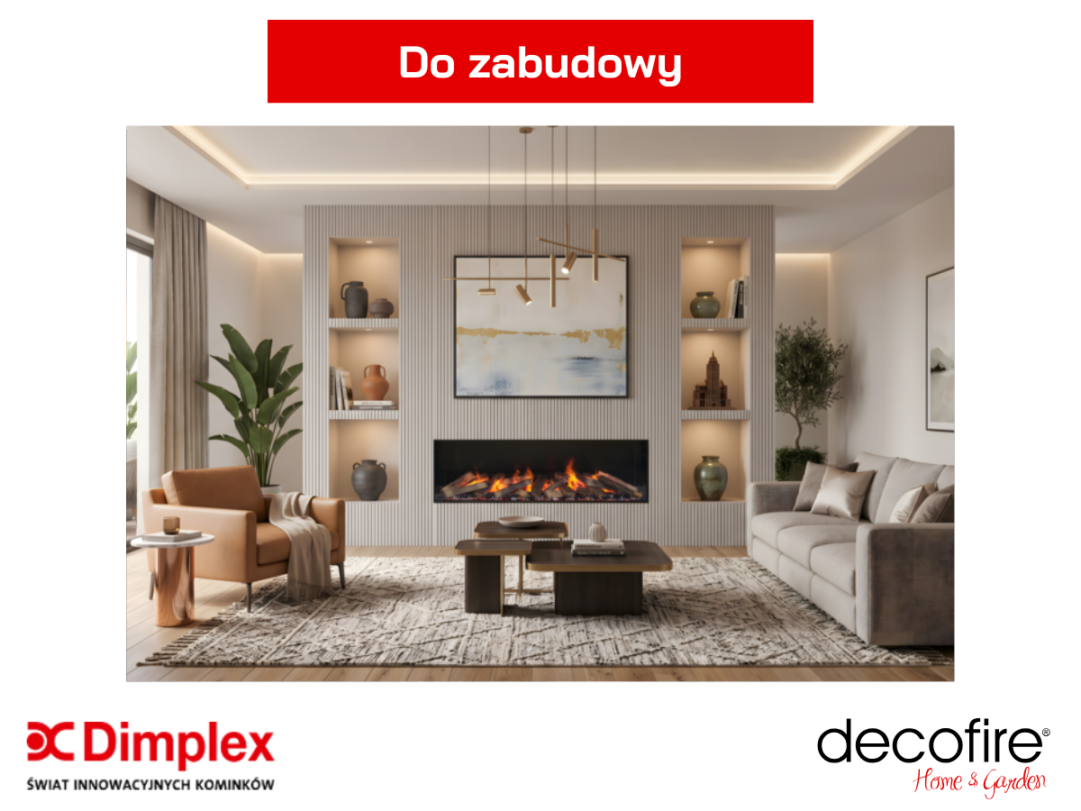 Dimplex kominek elektryczny e-MatriX 1300-400 I – łatwy montaż