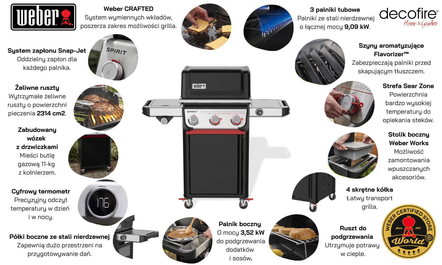 Grill gazowy Weber Spirit EP-335