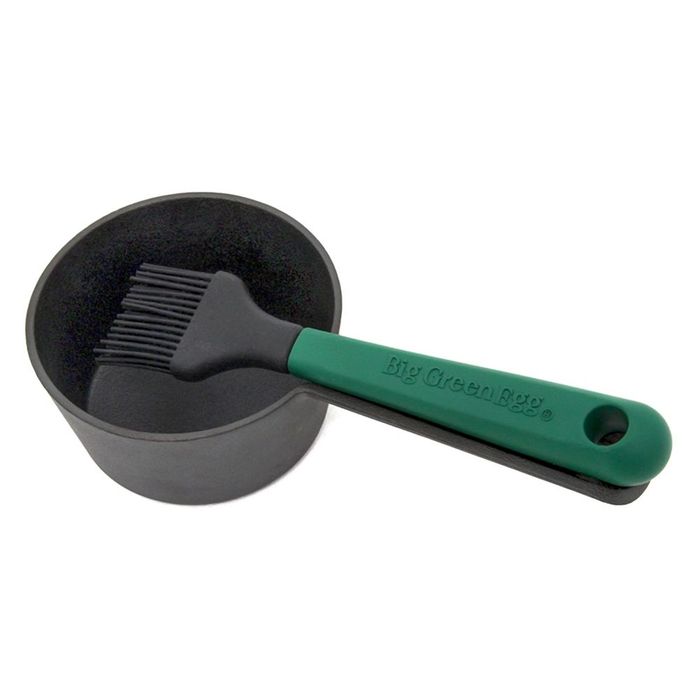 Rondelek żeliwny z silikonowym pędzelkiem Big Green Egg (127822)