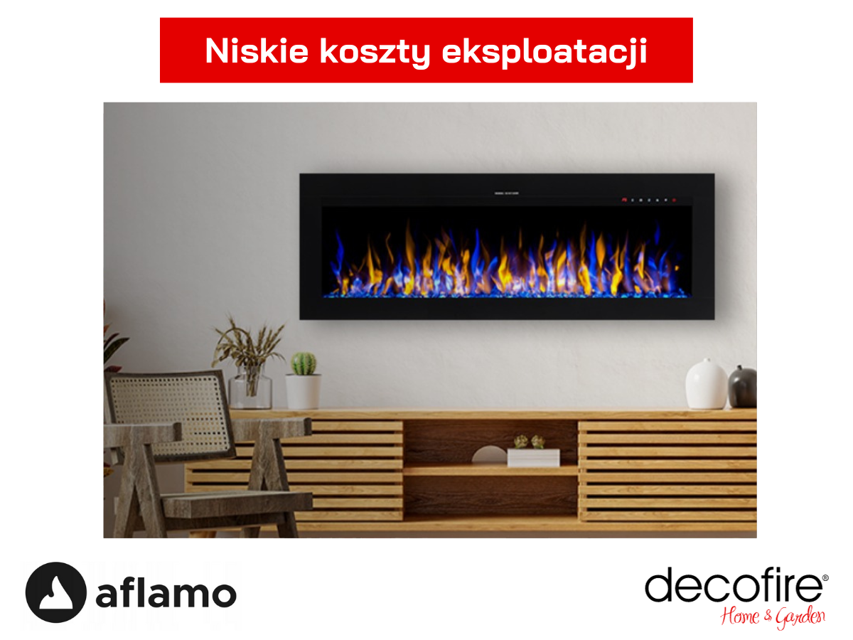 Energooszczędny kominek elektryczny Aflamo Diamond