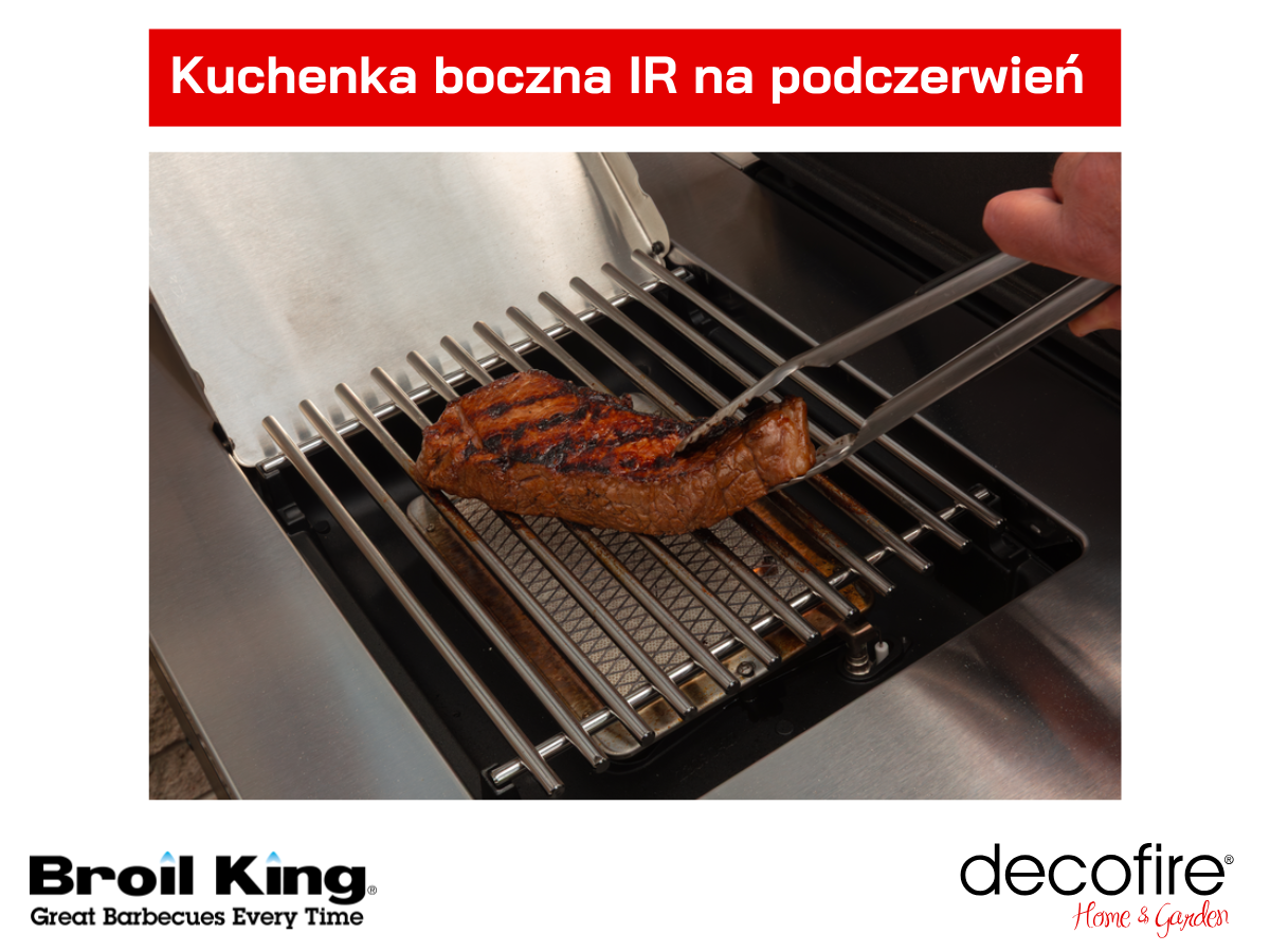 Kuchenka boczna na podczerwień